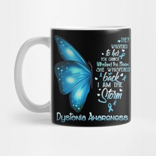 I Am The Storm Dystonia Awareness Butterfly Mug